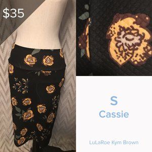 Lularoe Cassie Skirt Floral Design